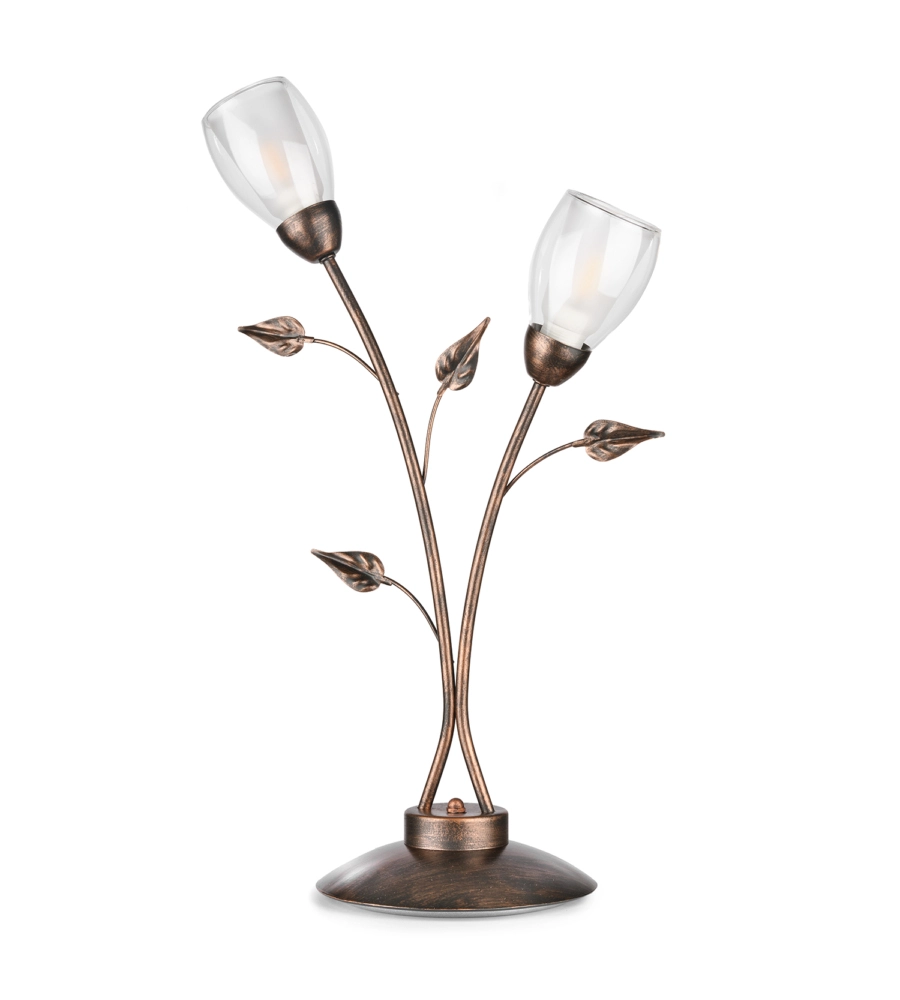 LAMPADA DA TAVOLO 1 LUCE ONLI "GRANDE" BRONZO E14